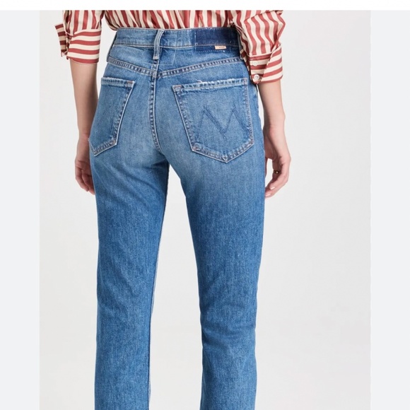 MOTHER Superior Tomcat Denim Jeans Kneeling on Stones Sz 26/27 NEW $260!! - Picture 2 of 6